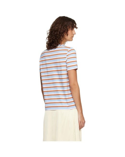 Marni Multicolor Striped Cotton T-Shirt