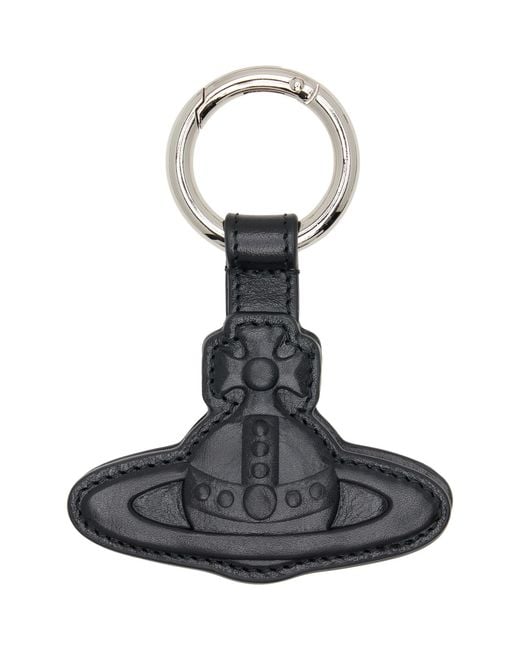 Vivienne Westwood Black Orb Magnet Keychain for men