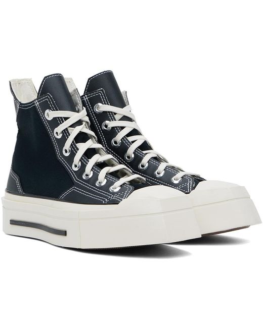 Converse Black Chuck 70 De Luxe Squared High Top Sneakers for men