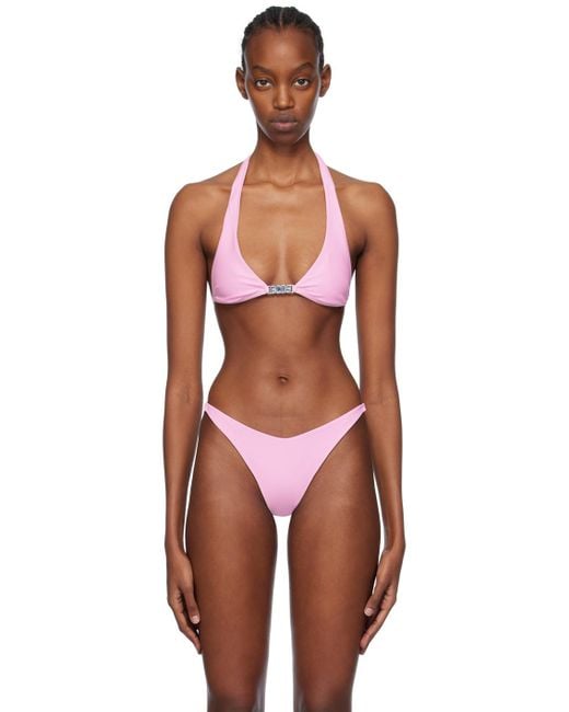 Gcds Multicolor Pink Hardware Bikini Top