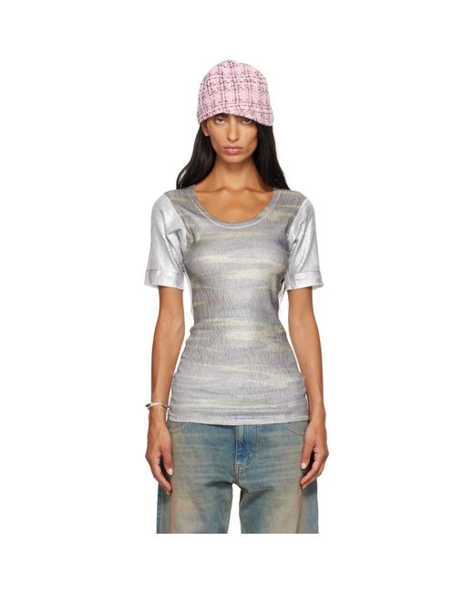 SECONDA Gray Khaki & Ssense Exclusive Mouflage T-Shirt