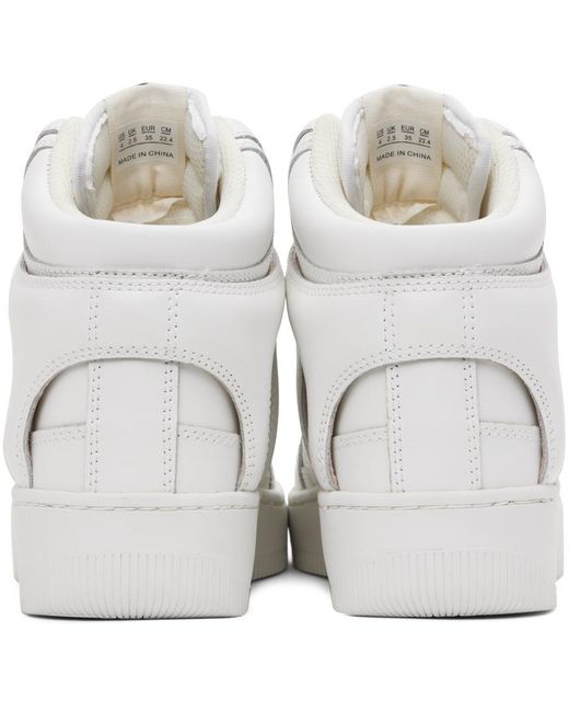 Isabel Marant White Ellyn Leather Sneakers