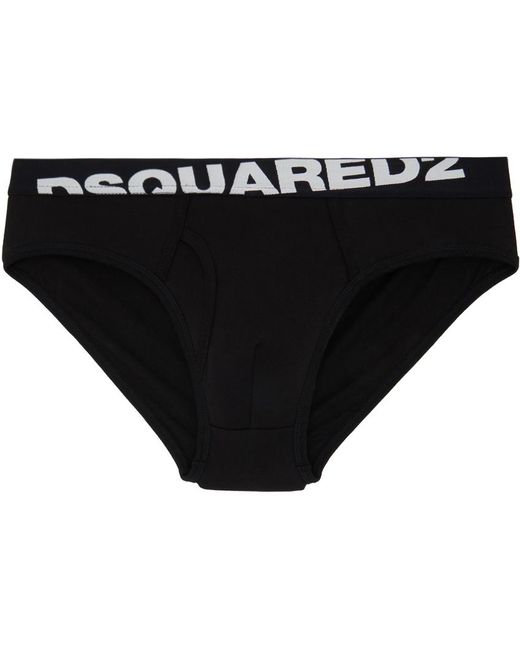 DSquared² Two-pack Black Briefs for men