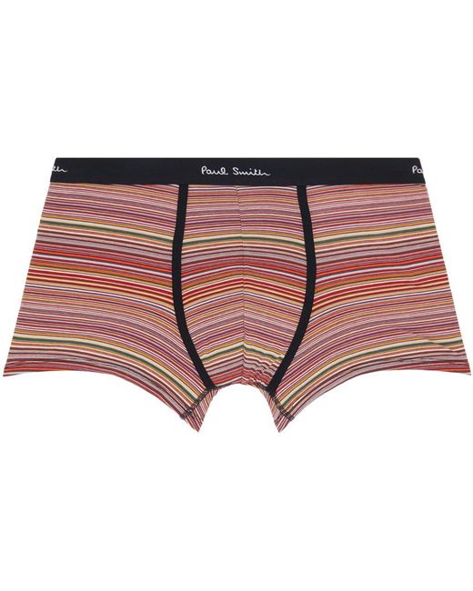 Paul Smith Five-pack Multicolor 'signature Stripe' Boxers for men