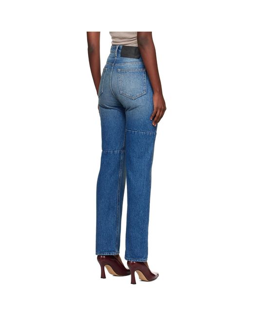 MM6 by Maison Margiela Blue Tapered Jeans