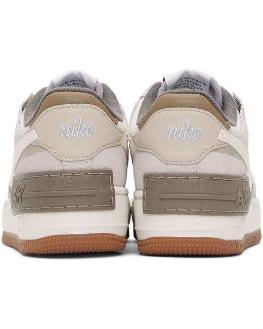 Nike Black Gray Air Force 1 Shadow Sneakers