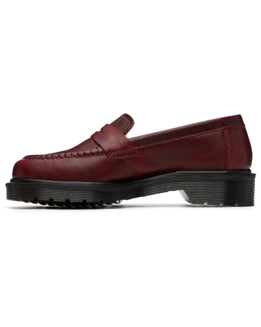 Dr. Martens Red Delapre 'Made