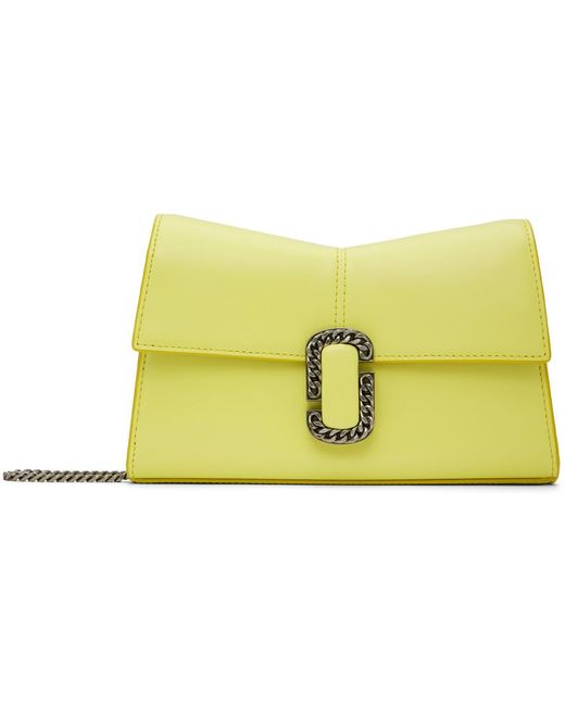 Sac portefeuille st. marc jaune à chaine Marc Jacobs en coloris Black