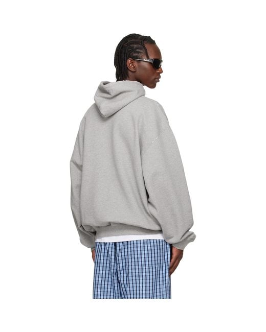 Vetements Gray 'Amsterdam' Tourist Hoodie for men