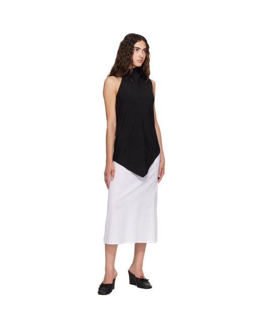 Belle Anna Black Well Top