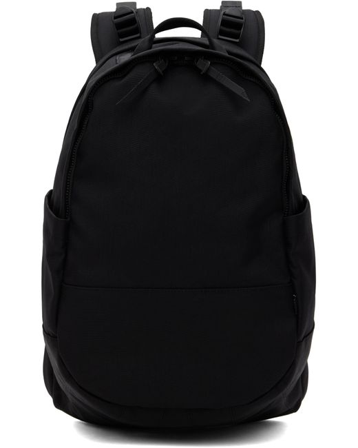 vowels Black Canvas Backpack for men