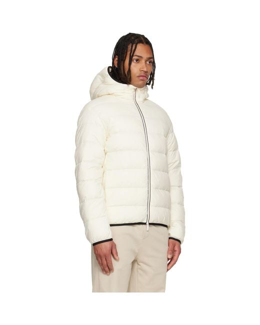 Moncler Natural Off- Erdon Short Down Jacket for men