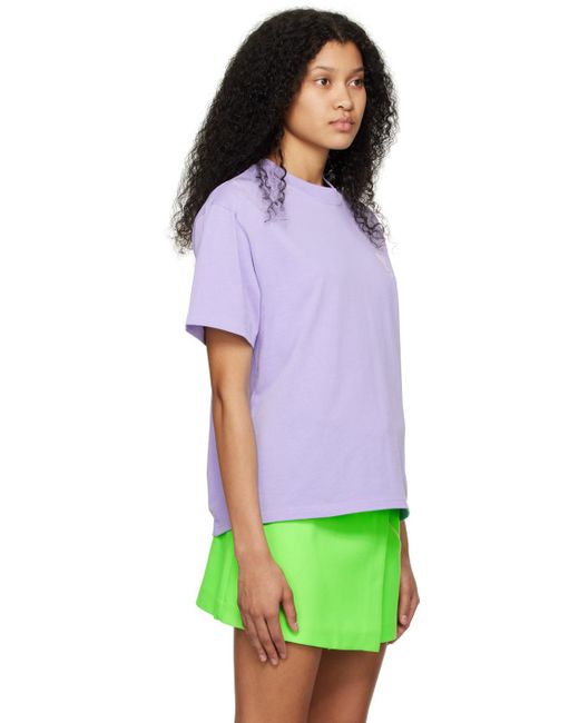 AMI Green Ssense Exclusive Purple Ami De Cœur T-shirt