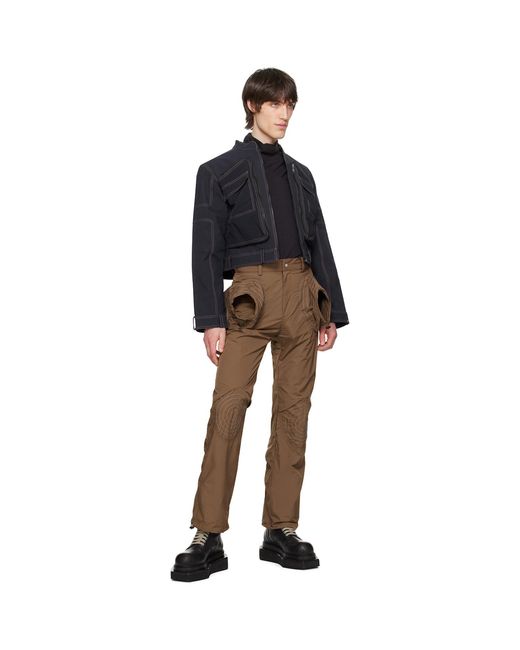 Uncertain Factor Black Merug Stealth Trousers for men