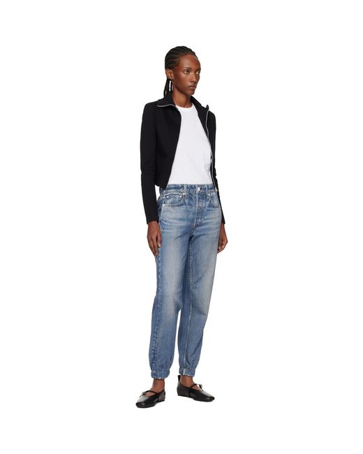 Rag & Bone Black Spire Leather Mary Jane Flats