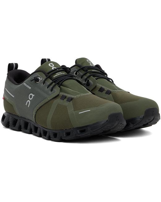 On Shoes Black Cloud 5 Waterproof Sneakers for men