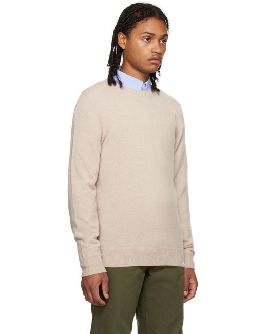 Norse Projects Natural Beige Sigfred Sweater for men