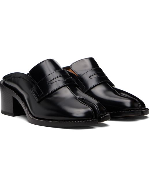 Maison Margiela Black Tabi City Loafer Mules