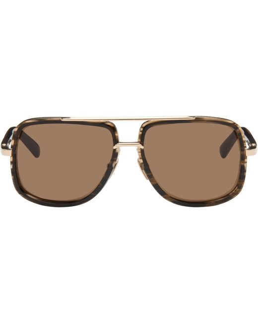 Dita Eyewear Brown Mach-One Sunglasses for men