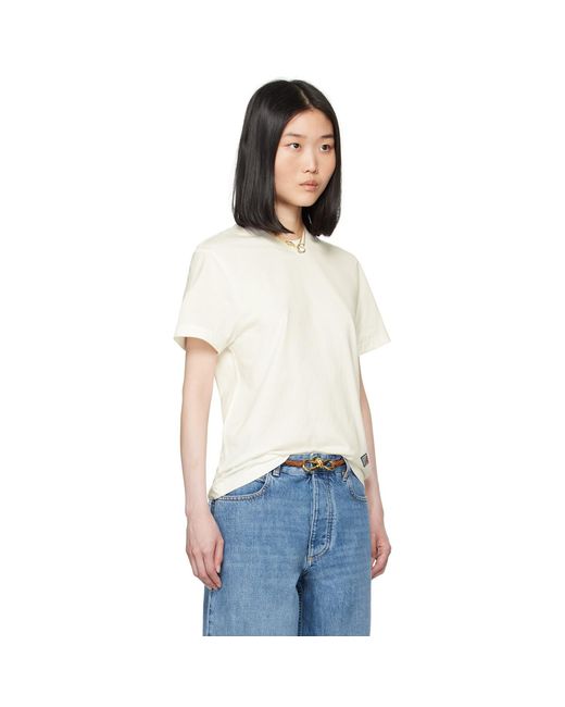 Bottega Veneta White Off- Light T-Shirt