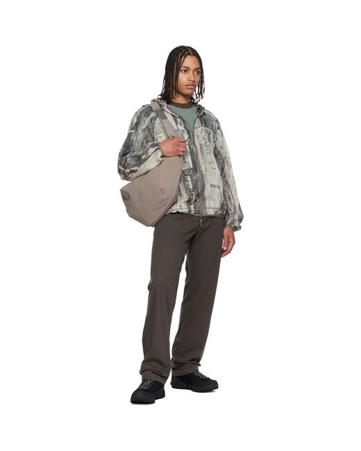 Master Piece Gray Sash Sling Bag for men