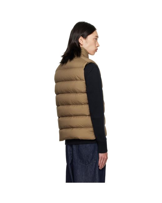 Moncler Black Tibb Down Vest for men