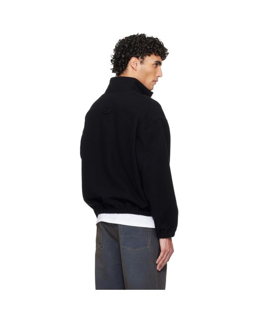 Pull Noir En Molleton Rier pour homme en coloris Black
