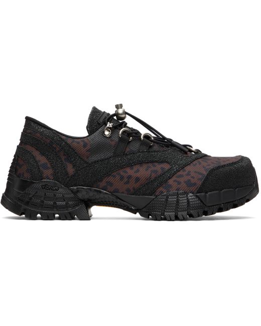 ANDERSSON BELL Black Sfumatura Sneakers for men