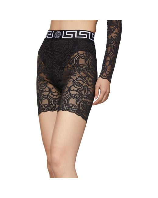 Versace top lace shorts