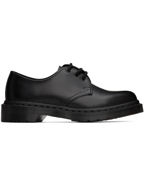 Dr. Martens Black 1461 Mono Slip Resistant Oxford Shoes