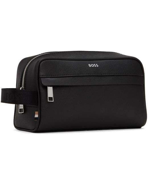 BOSS by HUGO BOSS Black Washbag Pouch for Men Lyst