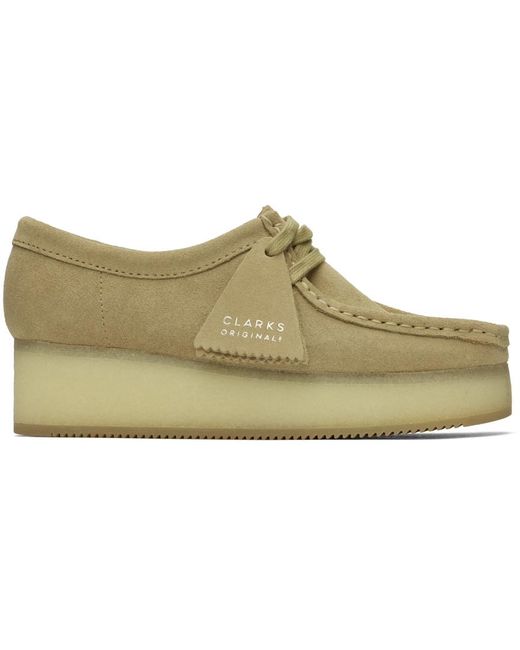 Clarks Black Beige Wallacraft Bee Derbys