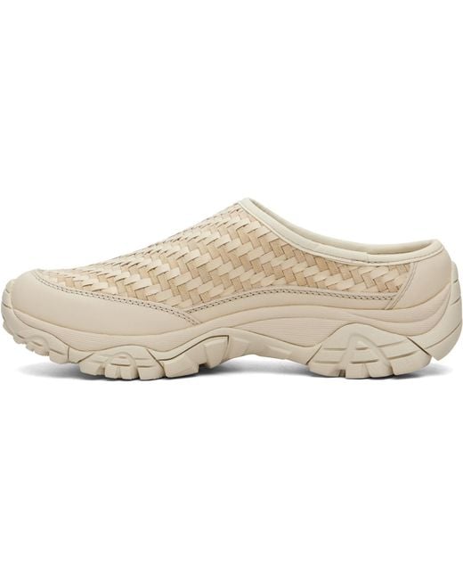Merrell Natural Off- Moab 2 Leather Slide Flats for men