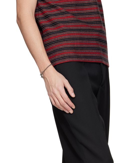 Vivienne Westwood Black New Petite Orb Bracelet for men