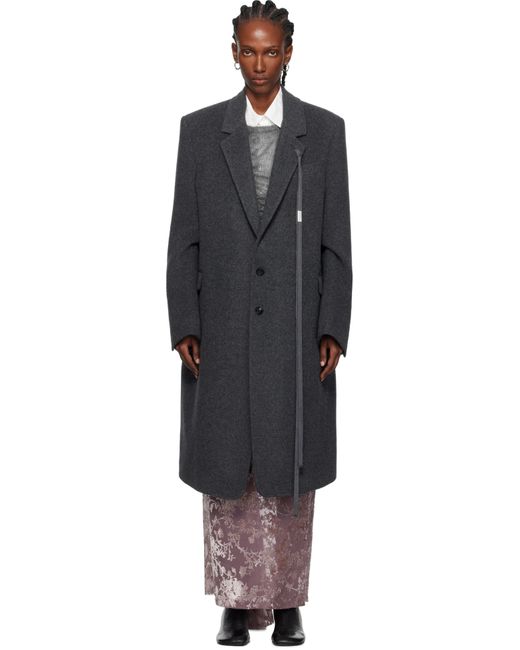 Ann Demeulemeester Black Viv High Comfort Tailored Coat