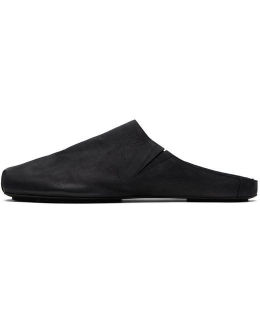 Uma Wang Black Ballet Slipper Loafers for men