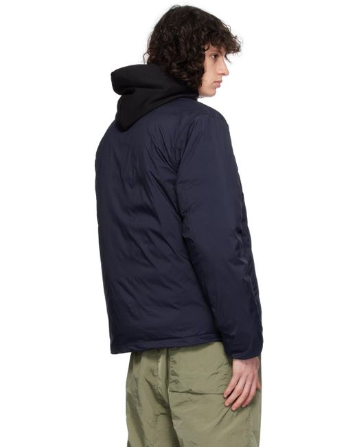 Canada Goose Blue Navy Lodge Down Jacket for men
