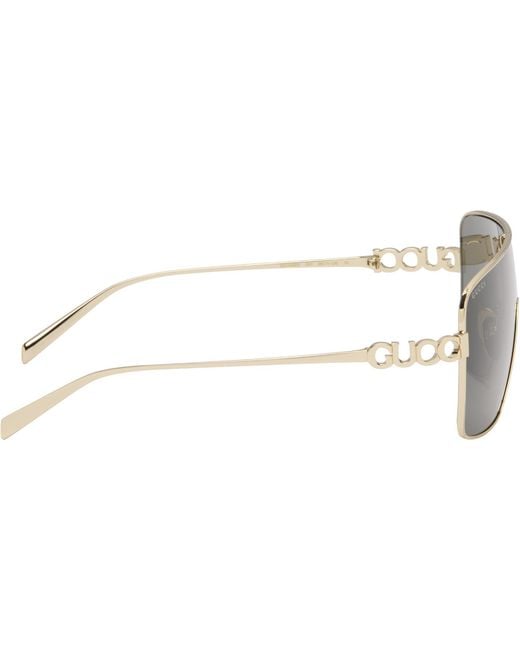 Gucci Black Block' Bending Mask Sunglasses