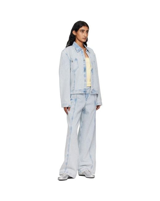 YMC White Loft Denim Jacket