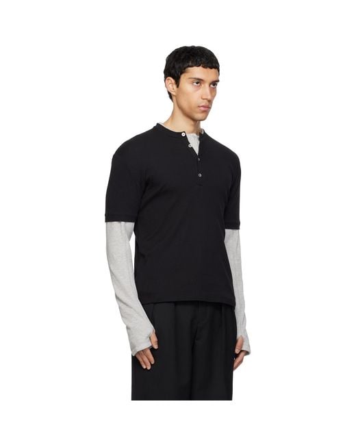 Carrera Black Dorven Henley for men