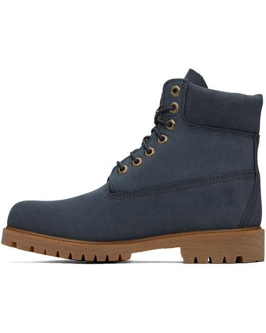 Timberland Blue Indigo Heritage 6-inch Lace-up Boots for men