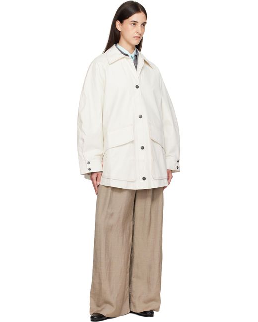 Cordera White Off- Patch Pocket Jacket
