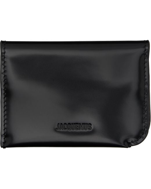 Jacquemus Black 'The Curvo' Card Holder for men