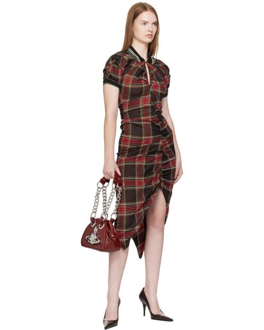 Vivienne Westwood Red Archive Orb Chain Handbag
