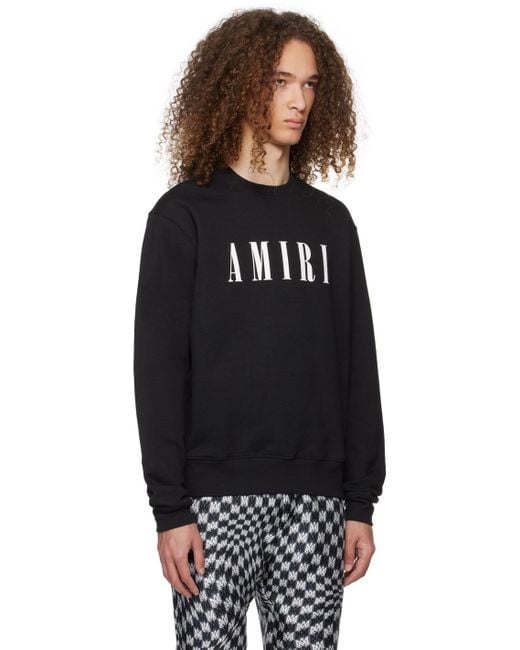 Amiri Black Core Sweatshirt for men