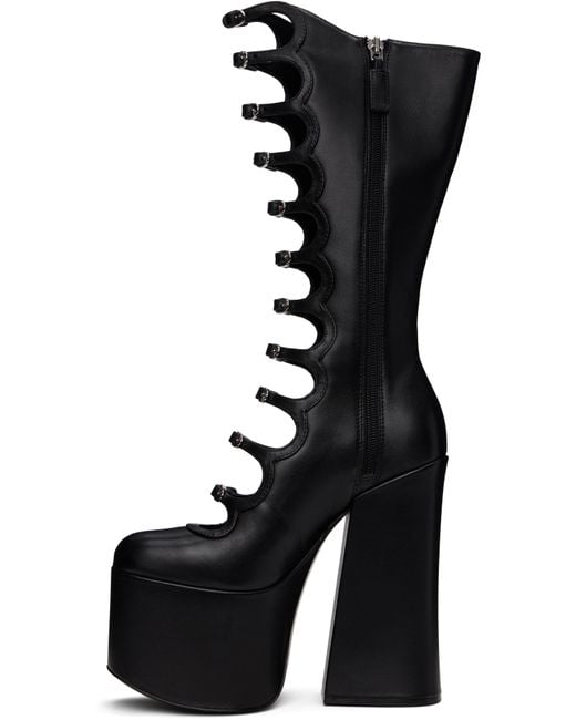 Marc Jacobs ブラック 'The Kiki' ロングブーツ Black