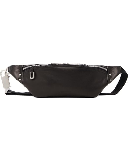 Rick Owens Black Tower Geo Belt Bag