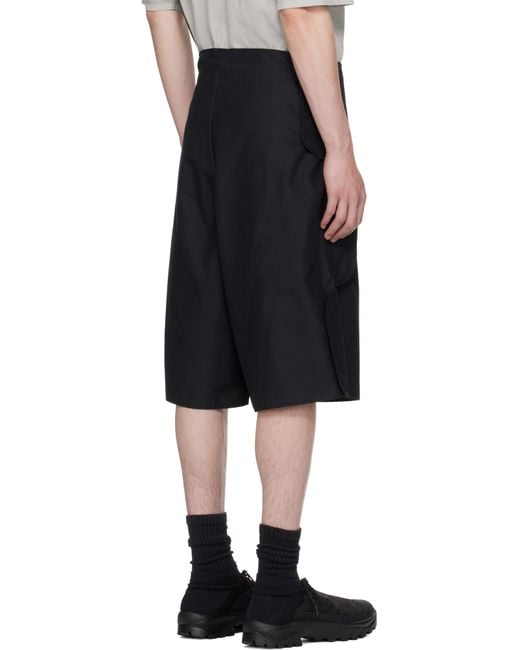 A_COLD_WALL* Black Form Tearaway Shorts for men