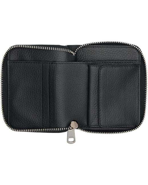 A.P.C. Black Chelsea Zip Wallet for men