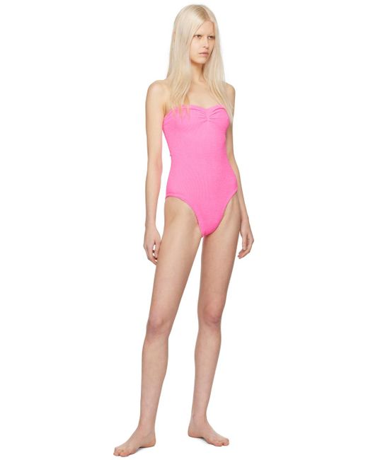 Hunza G Red Pink Brooke Swimsuit